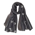 thumbnail image 1 of Foulard en Lin Femme Coton Longue Brodée Mode Unie et Fine, 1 of 5