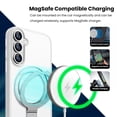 thumbnail image 5 of Entronix Magnetic Case for Galaxy S26, Frosted Matte Back with Kickstand Slim Fit Cover, Clear, 5 of 6