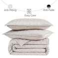 thumbnail image 4 of Southshore Fine Living, Inc. Rayon Derived from Bamboo Quilt King Size Set with 2 Pillow Shams, Bone, 4 of 8