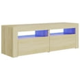 thumbnail image 2 of vidaXL TV Stand TV Unit Sideboard Home TV Console Media Unit with LED Lights, 2 of 29