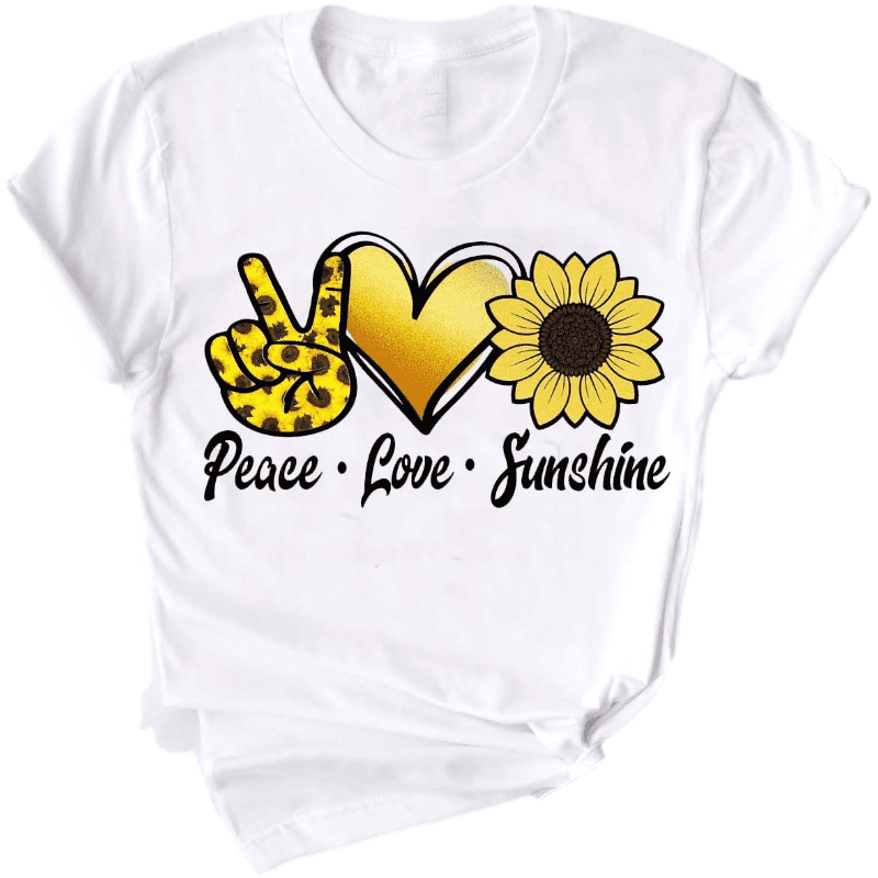 peace love sunshine t shirt