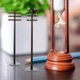 thumbnail image 4 of Plastic Telegraph Pole Models for Sand Table Decor Black ABS Material 6 Pieces, 4 of 8