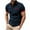 Navy, variant on zfhfof Men's Classic Polo Shirts Short Sleeve Casual Muscle T Shirt Fashion Summer Color Block Slim Fit Golf Tennis Shirts