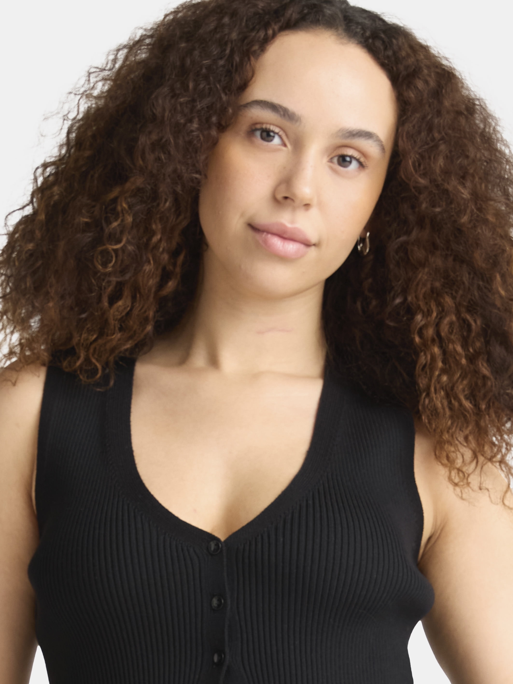 Madden NYC Women’s Sleeveless Knit Vest Top, Sizes XXS-2XL