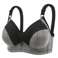 thumbnail image 2 of Swuxness Women's Push Up Wireless Bra, Womens Plus Size Bras, Women Comfortable Push Up Shaping Side Coverage Breathable Bra Black, 36/80AB, 2 of 3