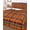MutedTeal,BurntOrange,Charcoal,Amber, variant on Quilt King Size Bedding Set, Orange Beige Checkered Reversible Summer Quilt 3 Pieces, Farmhouse Black Striped Plaid Lightweight Bedspreads Coverlets with 2 Pillow Shams for All Seasons