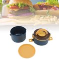 thumbnail image 4 of Stackable Lunch Box, 2 Tiers Heat Preservation BPA Free Bento Box  for Travel for Office for Home Blue,Red,Green, 4 of 8