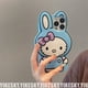 thumbnail image 1 of Funda de teléfono móvil de dibujos animados Kawaii Sanrio Hellokittyed Kuromi My Melody, Linda belleza de moda, funda protectora de silicona anticaída, 1 of 4