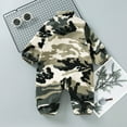 thumbnail image 4 of Gubotare Baby Clothes Boy Baby Boy Fall Outfit Letter Print Long Sleeve Sweatshirt Romper Jumpsuit Cute Winter Clothes 0 3 6 9 12 18 24 Months (Camouflage,12-18 Months), 4 of 6