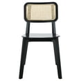 thumbnail image 5 of SAFAVIEH Luz Contemporary Cane Dining Chair, Black, Set of 2 (17.3 in. W x 20.1 in. D x 31.9 in. H), 5 of 13