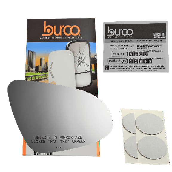 Fits12-19 Yaris Right Passenger Convex Mirror Glass w/Adhesive