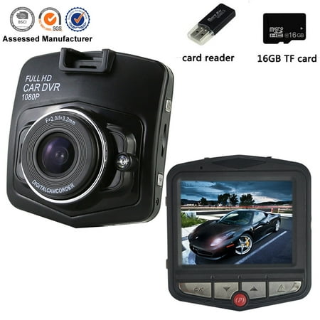 PGTC Best Dash Cam Mini Car Dashboard Camera, Full HD 1080P 2.31