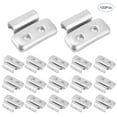 thumbnail image 2 of Poids d'Équilibre pour Roue de Pneu Poids P Style 15g 0.53oz 100 Pcs Poids de Roue en Aluminium Clip sur Équilibre de Comptoir pour Roues en Acier, 2 of 8