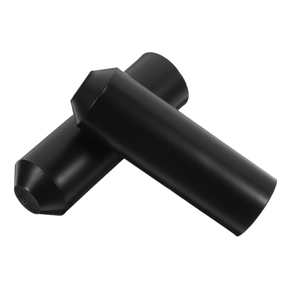 Toyvian Heat Shrinkable Electrical Wire Caps Black Polyethylene for Cable 2Pcs