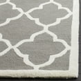 thumbnail image 4 of SAFAVIEH Cambridge Merletta Geometric Wool Area Rug, Dark Gray/Ivory, 5' x 8', 4 of 9