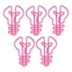 thumbnail image 4 of Clips de papel de oficina, 100 piezas de clips de papel metálicos con forma de bulbo, clips de papel creados con maestría, 4 of 14