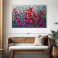 thumbnail image 3 of Elephant Stock The Breath Of Summer Wall Art - Horizontal Canvas Wall Art - Living Room Wall Decor - Abstract Canvas - Red And Pink Decor By Olena - 48" x 32", 3 of 8