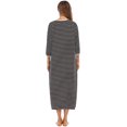 thumbnail image 4 of Langgg Polyester Robe de Nuit pour Femmes en de Rechange Col Rond Fermeture Éclair Cardigan Respirant Peignoir de Maison et de Bureau Tenue de Nuit Vêtements de Nuit Noir m, 4 of 9
