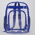 thumbnail image 4 of MMJ Travel Backpack Clear Transparent Stadium Approved 12x16in PVC Bag for Concerts Sports Events, 4 of 5