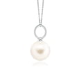 thumbnail image 2 of ANGARA Classic Freshwater Cultured Pearl Solitaire Pendant in Platinum for Women | June Birthstone, Birthday, Anniversary, Jewelry Gift for Women | Pearl Necklace, 2 of 8