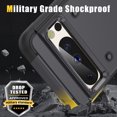 thumbnail image 2 of TECH CIRCLE For Google Pixel 7 Protective Case Cover,Built-in Kickstand Heavy Duty Military Grade Protection Shock Proof Armour Cover for Google Pixel 7 6.3" 2022,Gray, 2 of 7