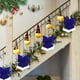 thumbnail image 5 of Adornos navideños, adornos navideños, regalos navideños, decoración de lazo navideño, lazo de terciopelo, colgante, decoración de ventana, decoración para árbol de Navidad, decoración navideña, colgan, 5 of 6