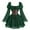 1-Army Green, variant on Women's Gothic Vintage Court Style Long Sleeve Off-the-Shoulder Bell Sleeve Corset Lace-Up High Waist Slimming Soft Formal Dress for Special Occasions