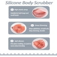 thumbnail image 4 of Suddies Body Scrubber, Silicone Body Scrubber, Silicone Loofah, Body Scrub Brush for Effective Showering Exfoliation, Travel Loofah for Women & Men for Delicate Skin, 4 of 7
