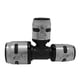 thumbnail image 1 of conexión tee modular 3/4 x 3/4 x 1/2 pulgadas negro coflex, 1 of 5