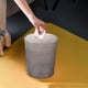 thumbnail image 5 of Cubo de basura, bote de basura vertical a rayas para desechos domésticos, cubo de basura transparente de gran tamaño, cubo de basura, 5 of 6