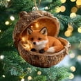 thumbnail image 5 of YOHAVEN Forest Animal Resin Ornaments Set With Mini Lights, Cute Hedgehog Raccoon And Friends In Acorn Homes, Hanging Christmas Tree Accents, Whimsical Holiday Décor Gift For Nature Lovers, 5 of 7