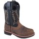 thumbnail image 1 of Bota de vaquero para niños de cuero marrón / negro búfalo para niños - Talla EE. UU.: 11 Smoky Mountain Boots 3892C-11R, 1 of 1