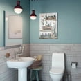 thumbnail image 6 of Bathroom Decor Canvas Wall Art Rustic Bathroom Sign Please Seat Yourself Print Paintings Earl Grey Bathroom Pictures Modern Home Artwork Decor For Bathroom Framed Ready To Hang 12x16 Inch, 6 of 6