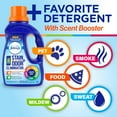 thumbnail image 5 of Febreze Laundry Detergent Additive, Original Strength In Wash Odor Eliminator, Designed to Remove Odors in a Single Wash Caused by Sweat, Food, Smoke, Fresh Scent, 50 fl oz (2 Pack), 5 of 5