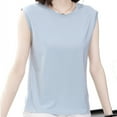thumbnail image 6 of Dagugfen Women Sleeveless Tops Cap Sleeve Loose Fitting Casual Comfy Lightweight Work Basic Tees Tank Tops, 6 of 9