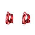 thumbnail image 3 of Greeniant Abrazadera para tija de sillín de bicicleta, abrazadera de tubo de tija de sillín de liberación rápida de aleación de aluminio, Rojo arena 34.9 mm 2piezas, 3 of 6