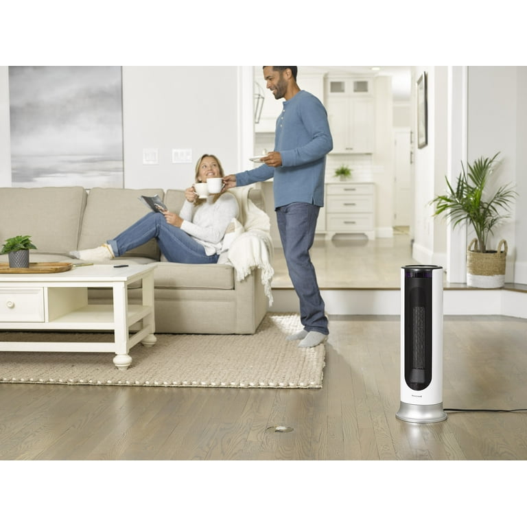 Honeywell ComfortTemp 4 Deluxe Ceramic Tower Heater, HCE645W, White -  Walmart.com
