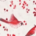 thumbnail image 6 of HAOXIT Cardinal Birds Round Tablecloth Christmas Table Cloth Cover Washable Polyester Dining Decorative for Home Party Wedding Picnic 31-35, 6 of 8