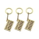 thumbnail image 4 of BESTYASH 3Pcs Golden Abacus Keychains Stylish Key Holder Durable Key Decoration Pendant for Bag, 4 of 8