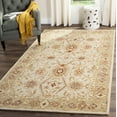 thumbnail image 3 of SAFAVIEH Antiquity Bernadette Floral Bordered Wool Area Rug, Grey Beige/Sage, 2' x 3', 3 of 9