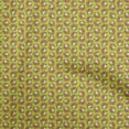 thumbnail image 1 of oneOone Velvet Yellow Fabric Florals Sewing Craft Projects Fabric Prints By Yard 58 Inch Wide, 1 of 4
