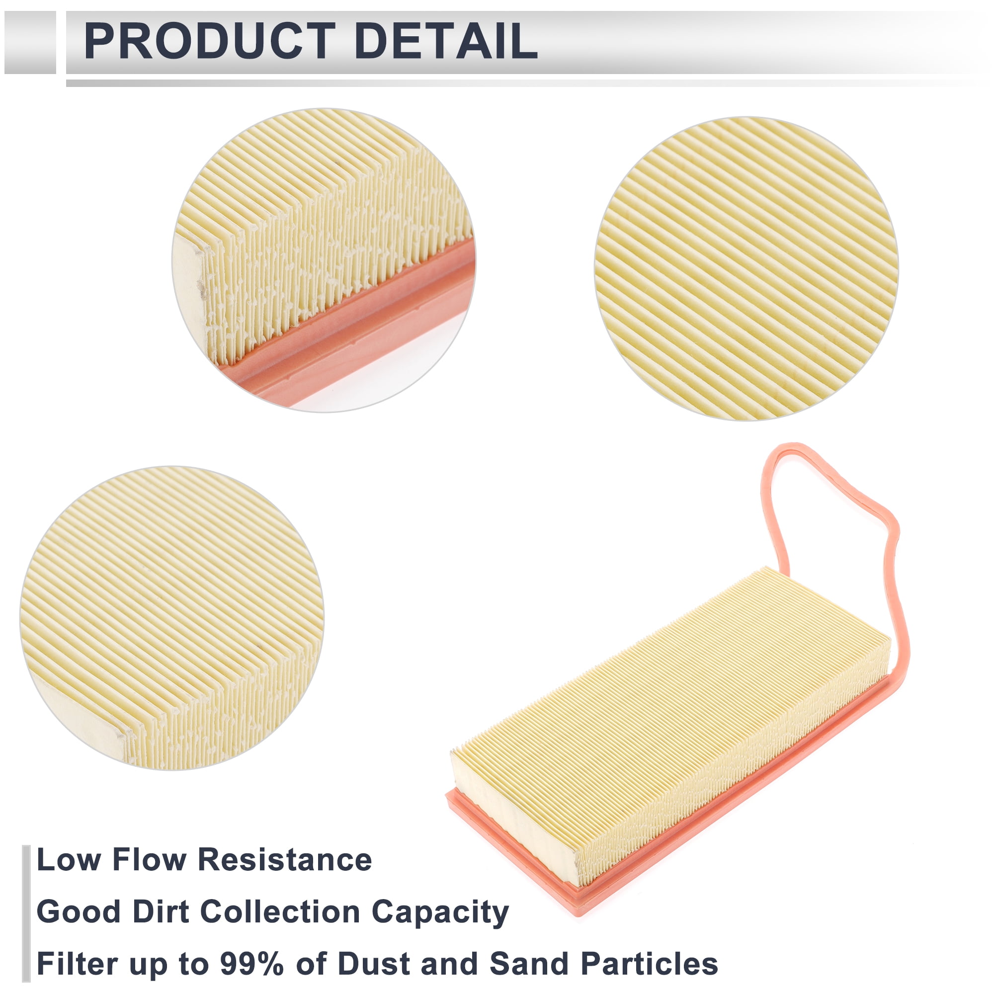 Unique Bargains Engine Air Filter for BMW X5 2.0L 2016-2018 Long Life Element