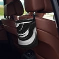 thumbnail image 5 of Kdxio Abstract Black White Swirls Car Trash Can Garbage Car Accessories Trash Can Car Waste Bin for for Driver and Passenger Any Vehicle, 5 of 7