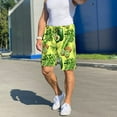 thumbnail image 5 of Daiia Kiwi and Avocado Mens Woven Stretch Pajama Short,Short Pajama Pants-4X-Large, 5 of 9