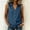 Blue1, variant on Women's Summer Tops Flax Linen V Neck Sleeveless Shirts 2026 Casual Button Blouses, S-XXL