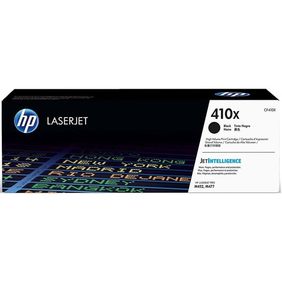 HP 410X Black High-Yield Toner Cartridge Printers (Sold without manufacturer warranty)