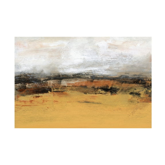 Sharon Gordon 'Bridges Ochre IV' Canvas Art