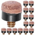 thumbnail image 1 of FOMIYES 40Ud Accesorios Para Billar Puntas De Cuero Atornillables Portátiles Y Resistentes Marrón, 1 of 8