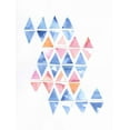 thumbnail image 2 of Varacek, Pam 25x32 White Modern Wood Framed Museum Art Print Titled - Diamond Cluster 2, 2 of 4