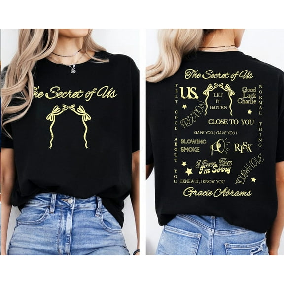 Unisex Gracie Abrams 90s Graphic T-Shirt, Sizes S-5XL, Tbun Men's And Women's Graphic Tee 100% Cotton by TBun, Full Sizes S-5XL